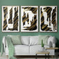 Onyx Obelisks I - Floater Framed Canvas Set