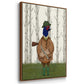 Pheasant Shooting Party 1 - Floater Framed Canvas Set