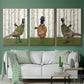 Pheasant Shooting Party 1 - Floater Framed Canvas Set