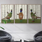 Pheasant Shooting Party 1 - Floater Framed Canvas Set