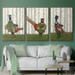 Pheasant Shooting Party 5 - Floater Framed Canvas Set