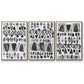 Grey Arches I - Floater Framed Canvas Set
