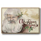 Christmas Greetings Collection A - Floater Framed Canvas Print
