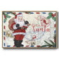 Christmas Par Avion I - Floater Framed Canvas Print