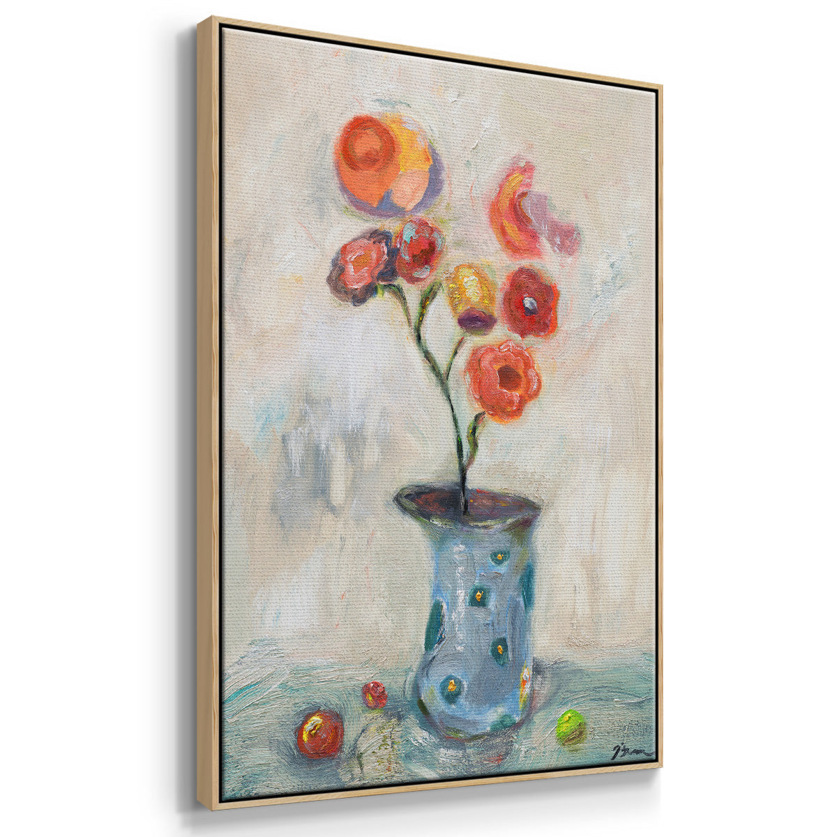 Fruit of Life - Floater Framed Canvas Print