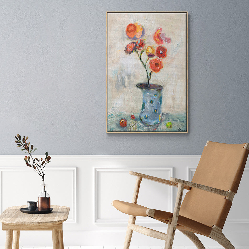 Fruit of Life - Floater Framed Canvas Print
