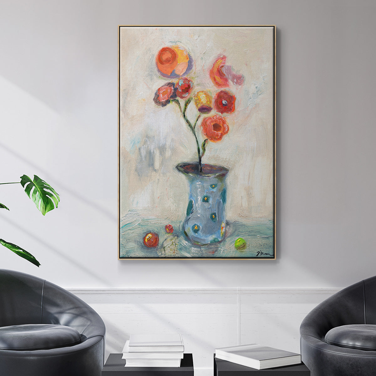Fruit of Life - Floater Framed Canvas Print