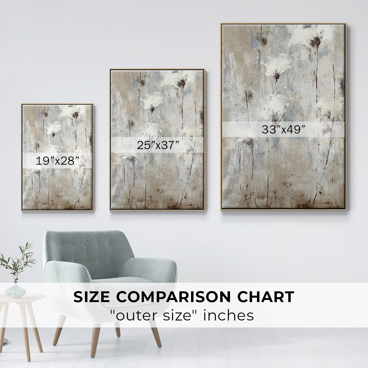 Here Today, Gone Tomorrow - Floater Framed Canvas Print