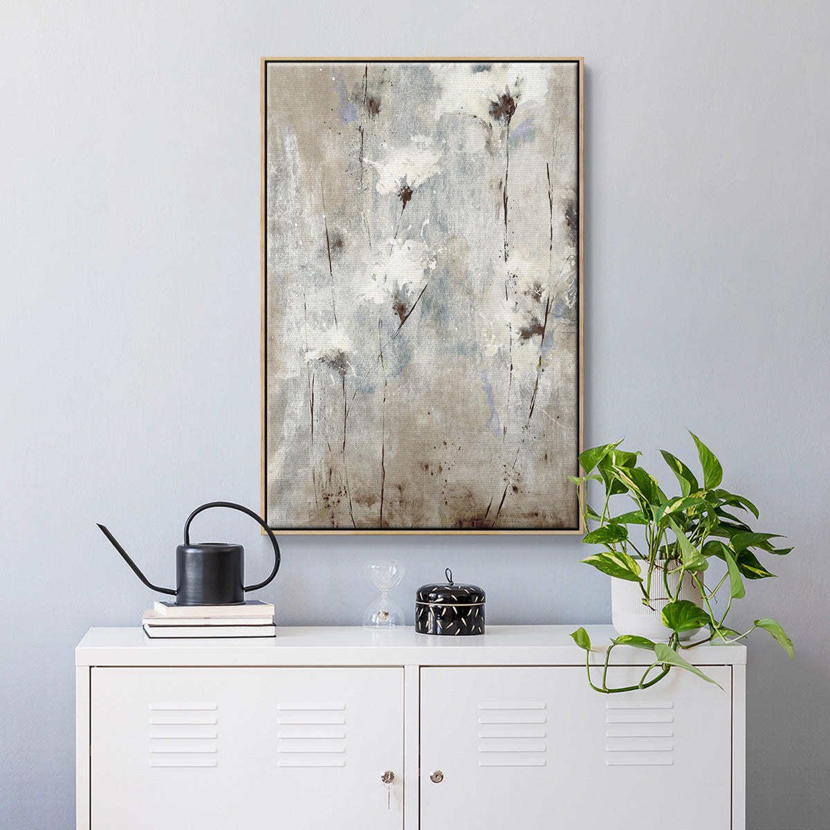 Here Today, Gone Tomorrow - Floater Framed Canvas Print