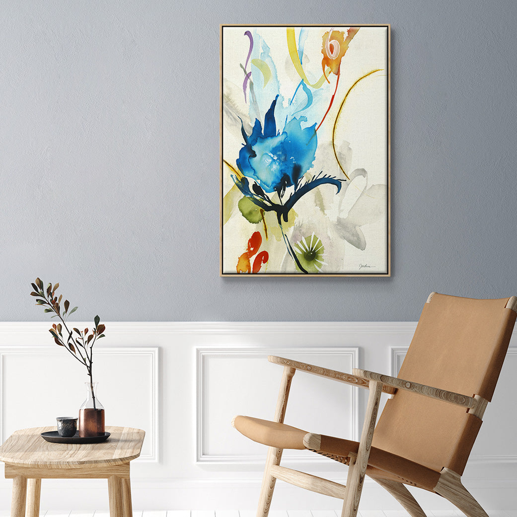 Local Color I - Floater Framed Canvas Print