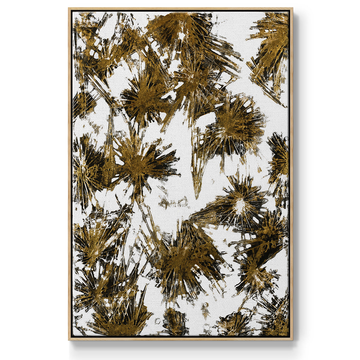 Fireworks - Floater Framed Canvas Print