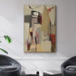 Peaches - Floater Framed Canvas Print