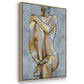 Grey Maiden I - Floater Framed Canvas Print