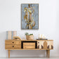 Grey Maiden I - Floater Framed Canvas Print