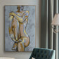Grey Maiden I - Floater Framed Canvas Print