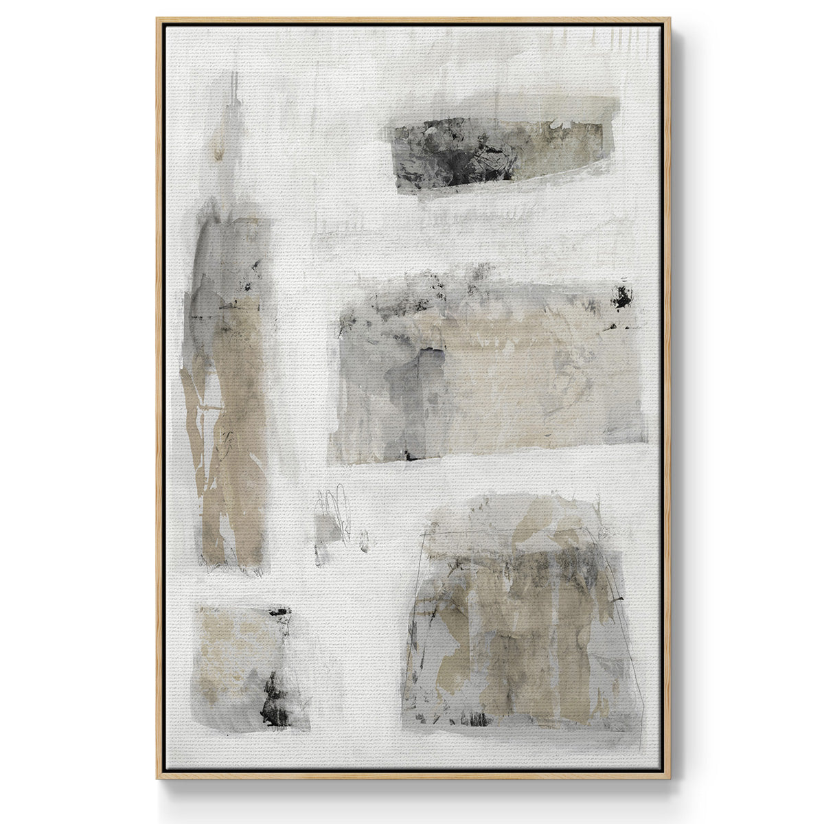 A Simple Love II V30 - Floater Framed Canvas Print