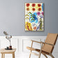 Flower Power II - Floater Framed Canvas Print
