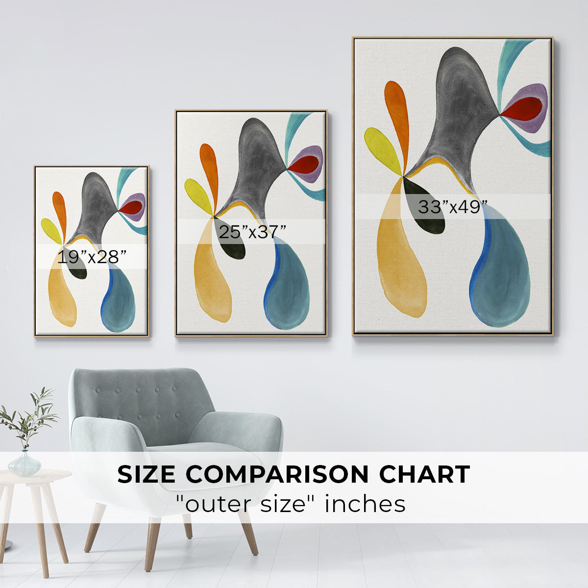 Magic Tricks I - Floater Framed Canvas Print