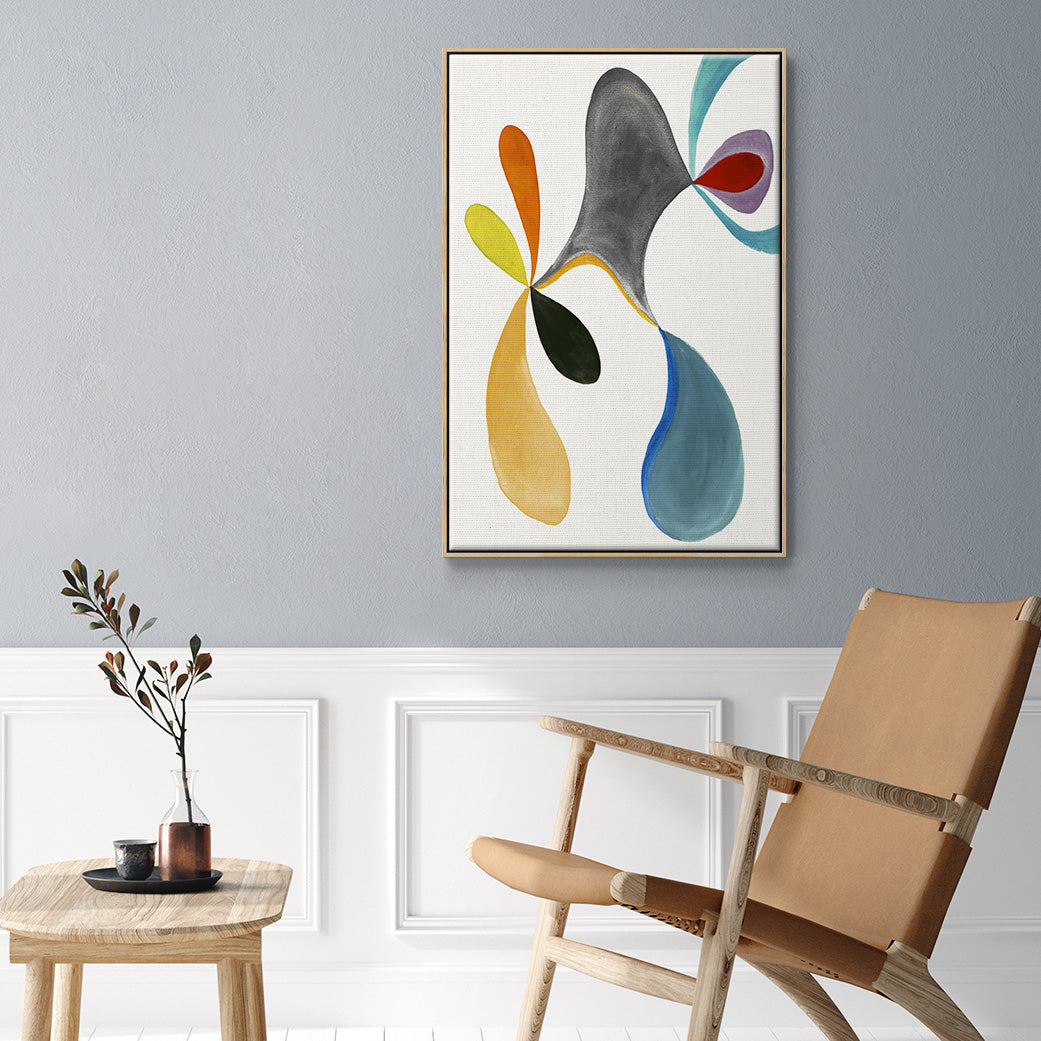 Magic Tricks I - Floater Framed Canvas Print