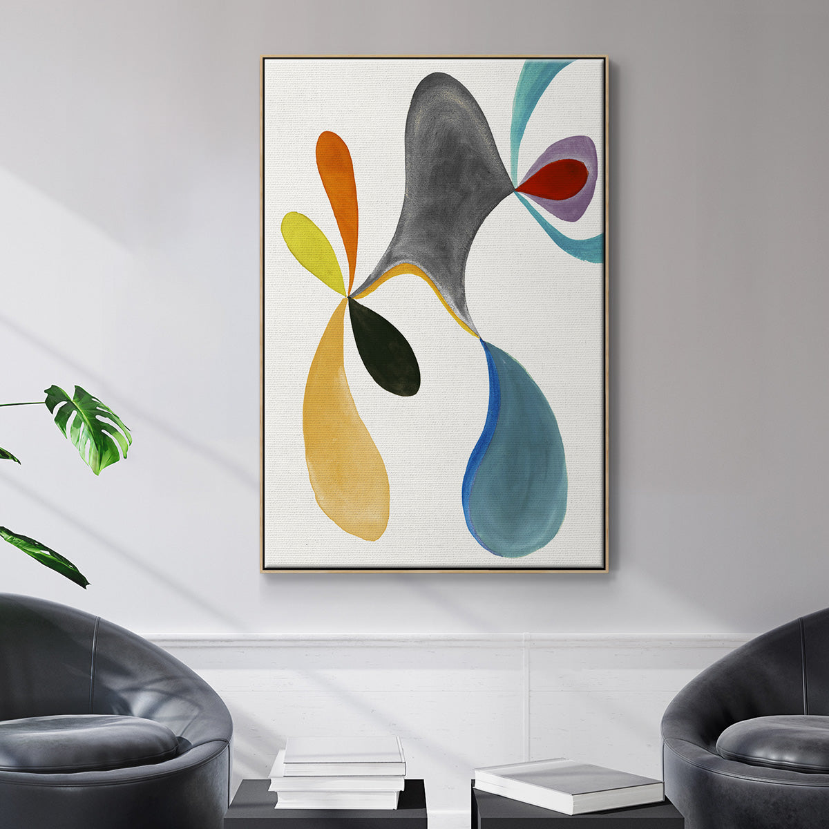 Magic Tricks I - Floater Framed Canvas Print