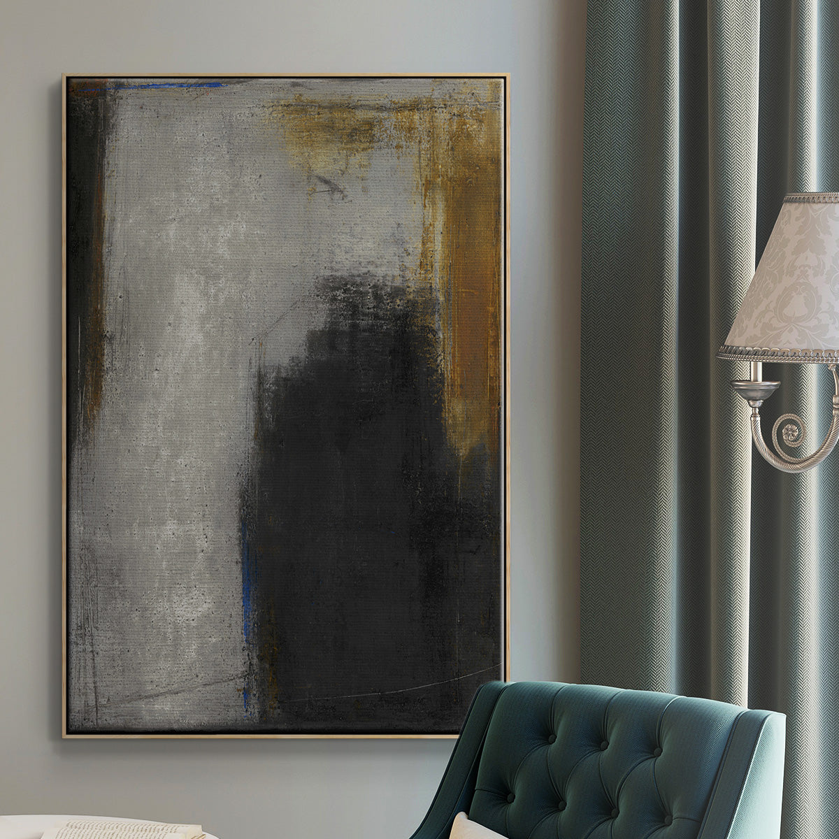 On My Way to Lately - Floater Framed Canvas Print