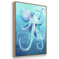 Octopus - Floater Framed Canvas Print