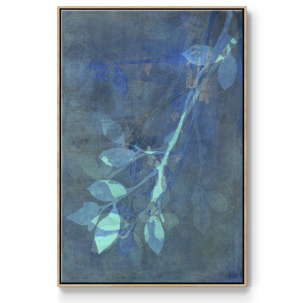 Branching Out VIII - Floater Framed Canvas Print