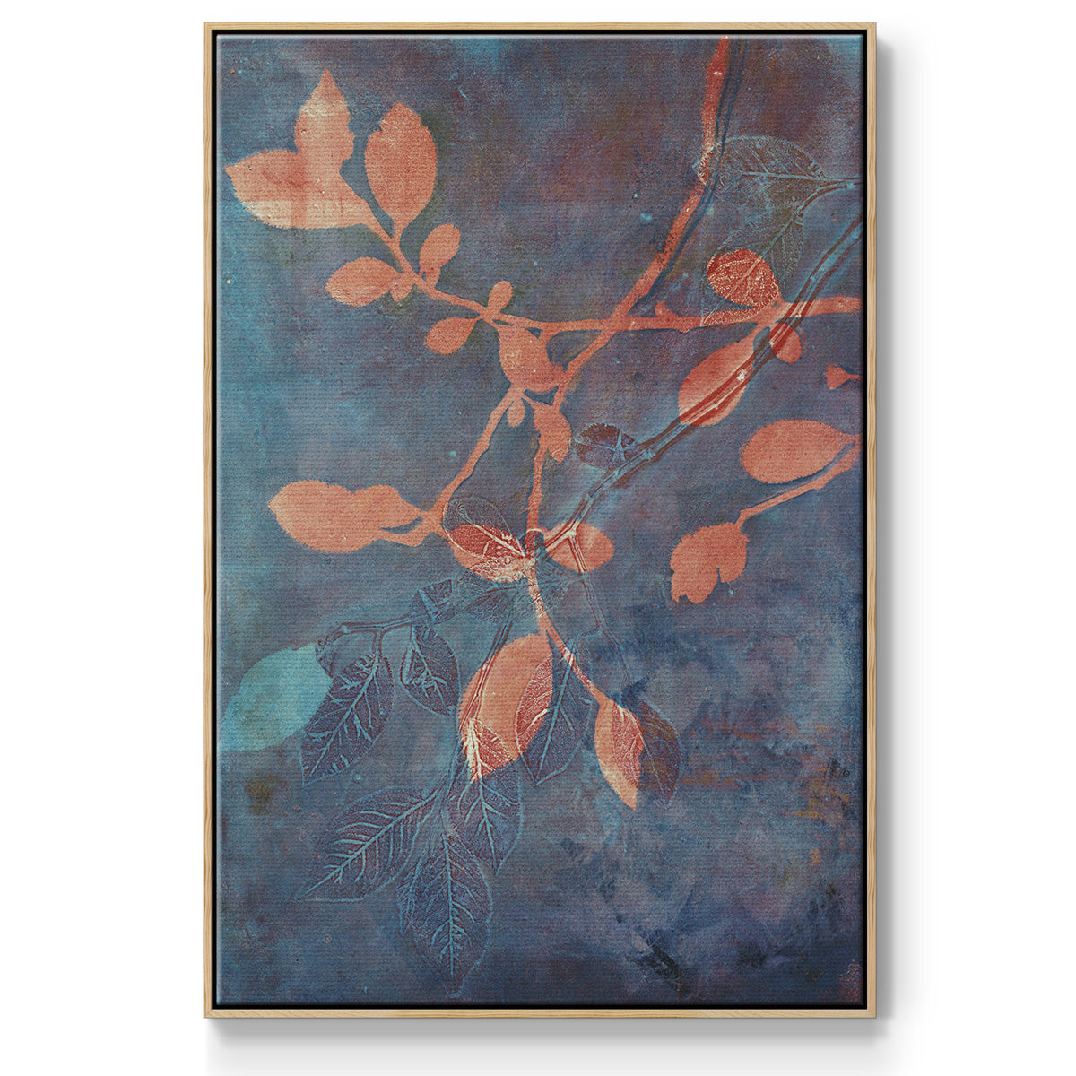 Branching Out XVIII - Floater Framed Canvas Print
