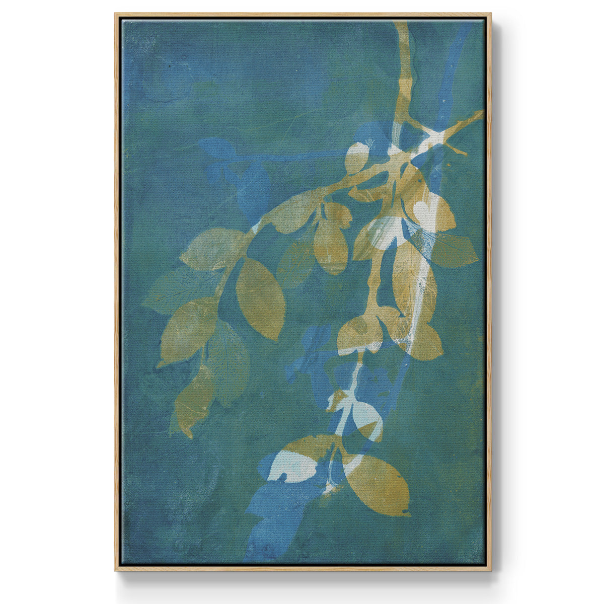 Branching Out XX - Floater Framed Canvas Print