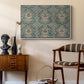 Vintage Abstract Print X - Floater Framed Canvas Print