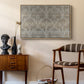 Vintage Abstract Print XIII - Floater Framed Canvas Print