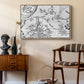 Vintage Abstract Print XIX - Floater Framed Canvas Print
