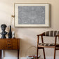 Vintage Abstract Print - Floater Framed Canvas Print