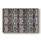 Vintage Abstract Print XXII - Floater Framed Canvas Print