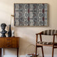 Vintage Abstract Print XXII - Floater Framed Canvas Print