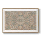 Vintage Abstract Print II - Floater Framed Canvas Print