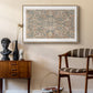 Vintage Abstract Print II - Floater Framed Canvas Print