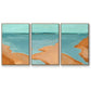 Out on the Sandbar I - Floater Framed Canvas Set