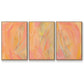 Peach Bliss I - Floater Framed Canvas Set