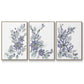 Periwinkle Patch I - Floater Framed Canvas Set