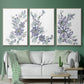 Periwinkle Patch I - Floater Framed Canvas Set