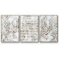 Sand Glyphs I - Floater Framed Canvas Set