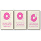 Sweet Melody I - Floater Framed Canvas Set