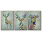 Fantastic Florals Cow - Floater Framed Canvas Set