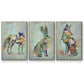 Fantastic Florals Fox, Sitting - Floater Framed Canvas Set