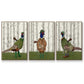 Pheasant Shooting Party 1 - Floater Framed Canvas Set