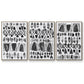Grey Arches I - Floater Framed Canvas Set