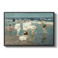 A Holiday, c. 1915 by Edward Henry Potthast in a black floater framed canvas wall art display.