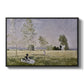 Summer (L'ete), 1874 by Claude Monet in a black floater framed canvas wall art display.