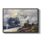 The Grossglockner, 1880 by Edward Theodore Compton in a black floater framed canvas wall art display.